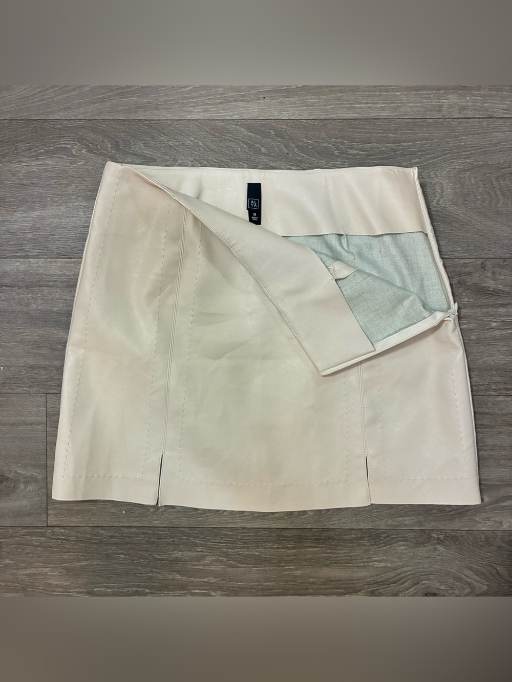 Cream Mini Skirt